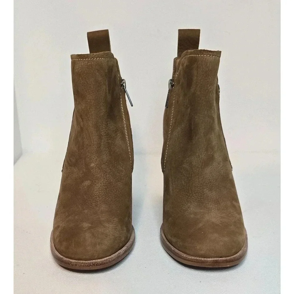 UGG Australia Womens Pixley Tan Ankle Boots Bootie Stacked Size 10 1095057